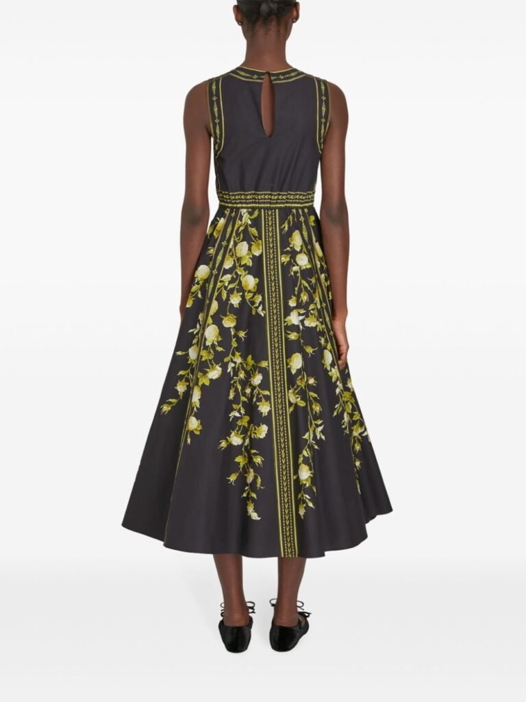 تنسيقات أنيقة: اكتشفي أحدث صيحات الموضة من FARFETCH Giambattista Valli
Papier Peint-print cotton poplin dress
