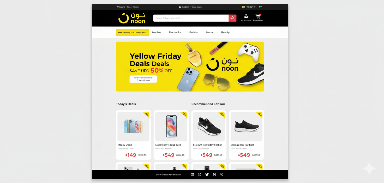 كوبون نون 2026: استخدم كود QAT49 واحصل على خصم فعلي عند الدفع عروض نون السعودية والإمارات - كوبون نون